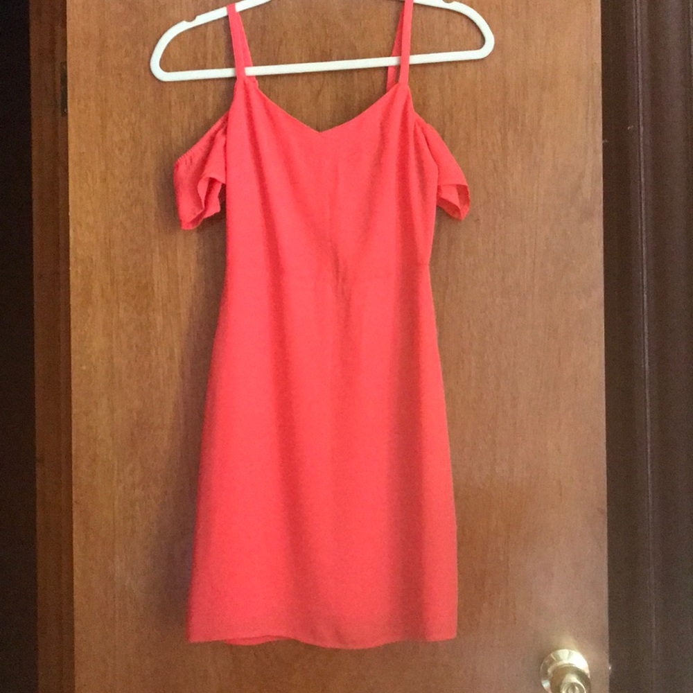 Open shoulder dress
